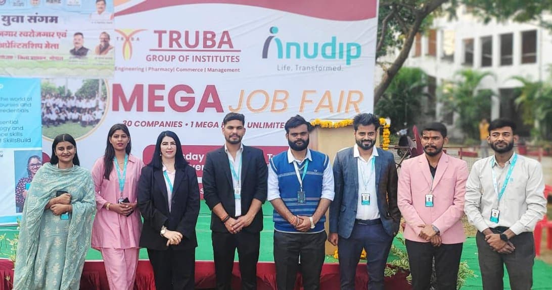 Anudip Foundation and Truba College connected youth with the industry through a mega job drive, offering on-the-spot placements and second-round interview opportunities, while also enhancing technical proficiency with IBM skill build certificate.