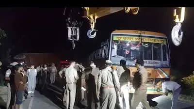 5 Dead, 12 Injured as Container Hits Stationary Bus in Etah