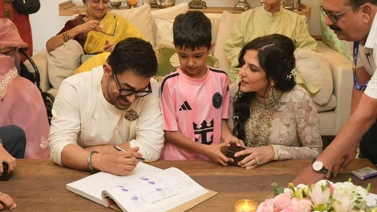 आमिर खान ने गौरी दत्त से की इंटीमेट सेरेमनी में शादी