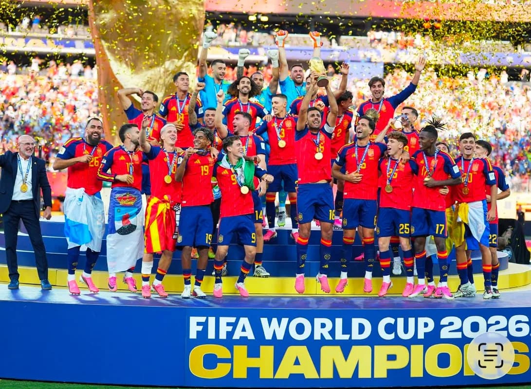 Spain Wins FIFA World Cup 2026 Title, Defeating Argentina 1-0 in Extra Time Thriller