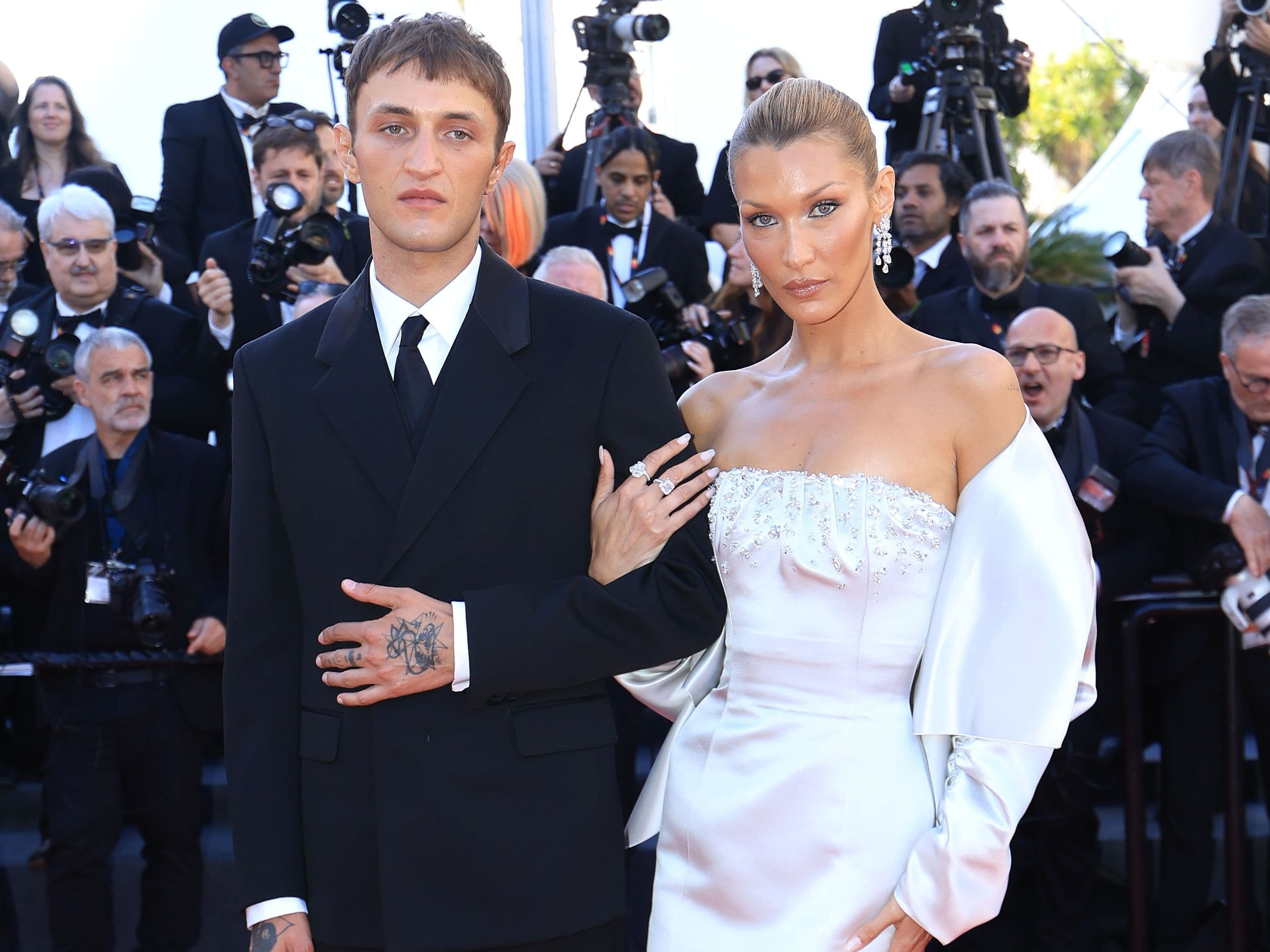Bella Hadid Dazzles at Cannes in Prada & Chopard Diamonds