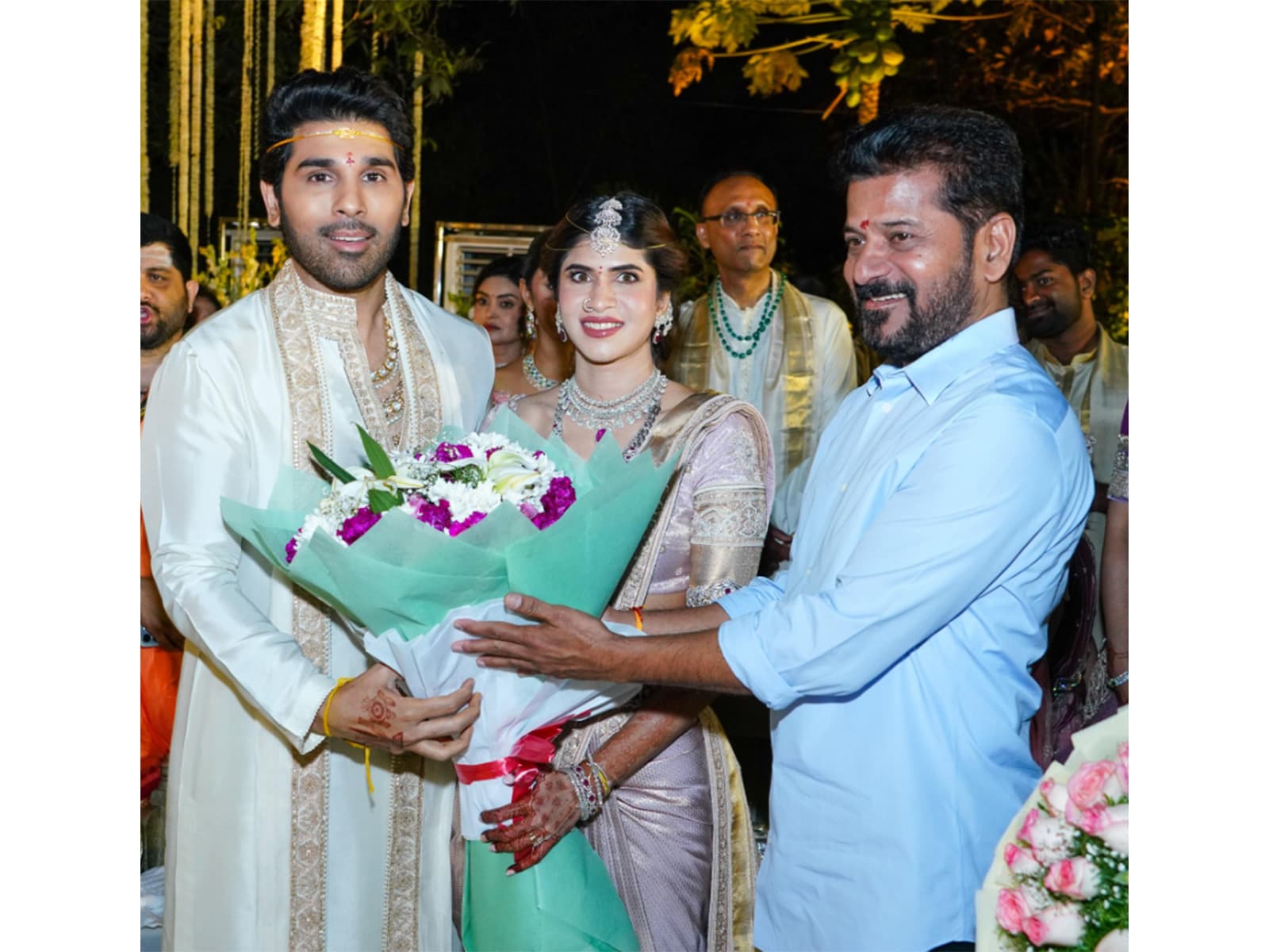 Allu Sirish Ties Knot with Nayanika Reddy in Hyderabad Gala