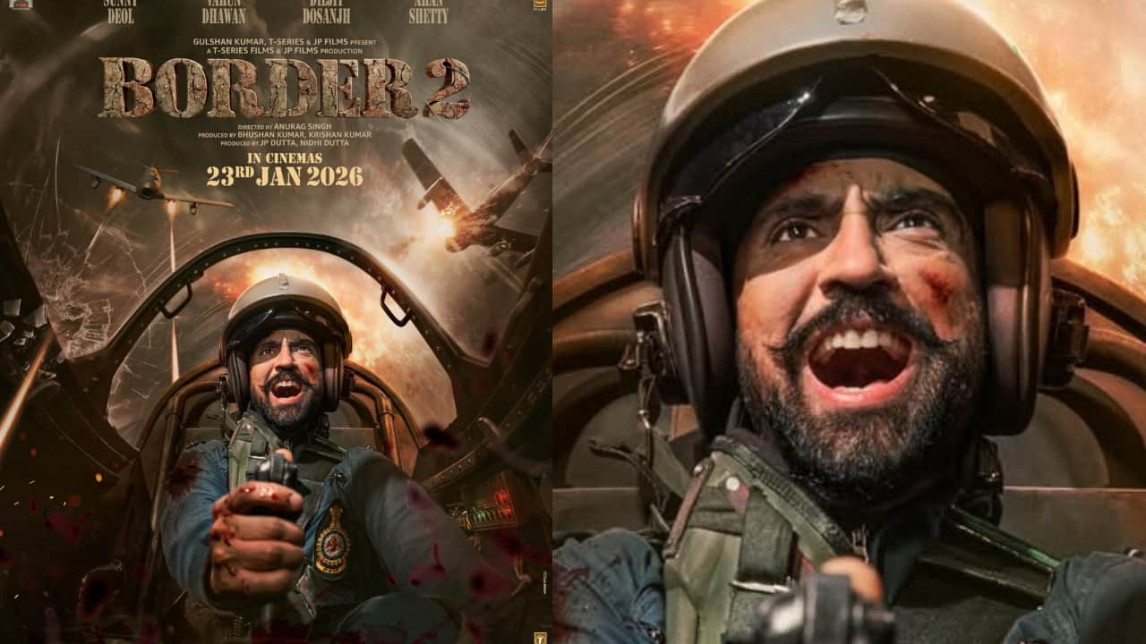 Diljit Dosanjh Takes to the Skies in First Look from War Film ‘Border 2’