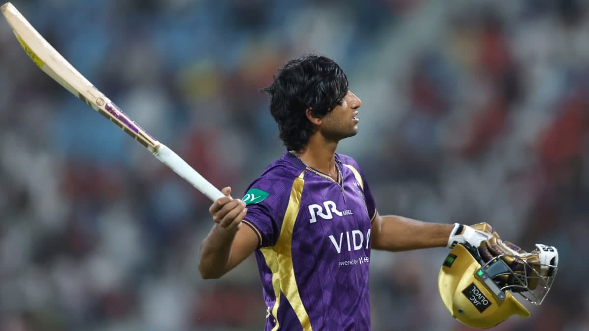 KKR's Angkrish Raghuvanshi Fined for Code of Conduct Breach in IPL Clash