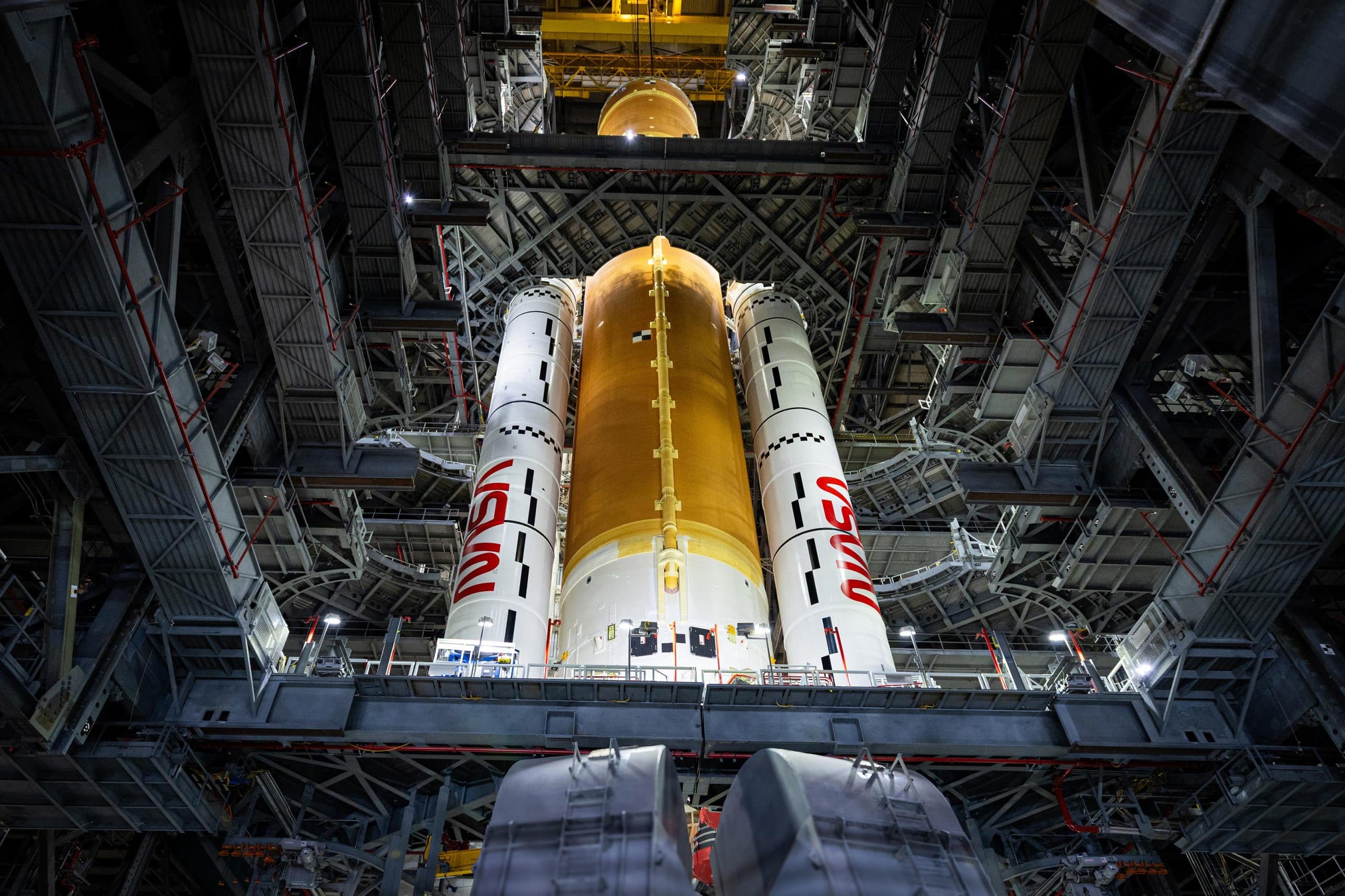 NASA Integrates Artemis II Orion Stage Adapter, Advancing Moon Mission