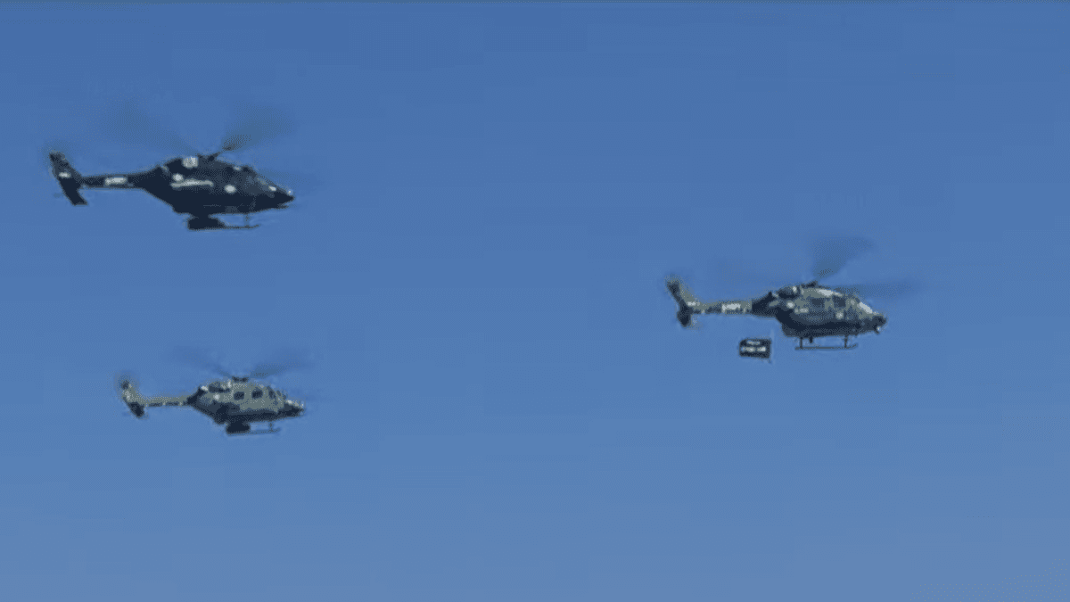 77th Republic Day 2026: IAF Helicopters Fly Operation Sindoor Flag at Kartavya Path