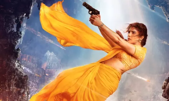 SS Rajamouli Unveils Priyanka Chopra’s Fiery First Look from ‘Globe Trotter’