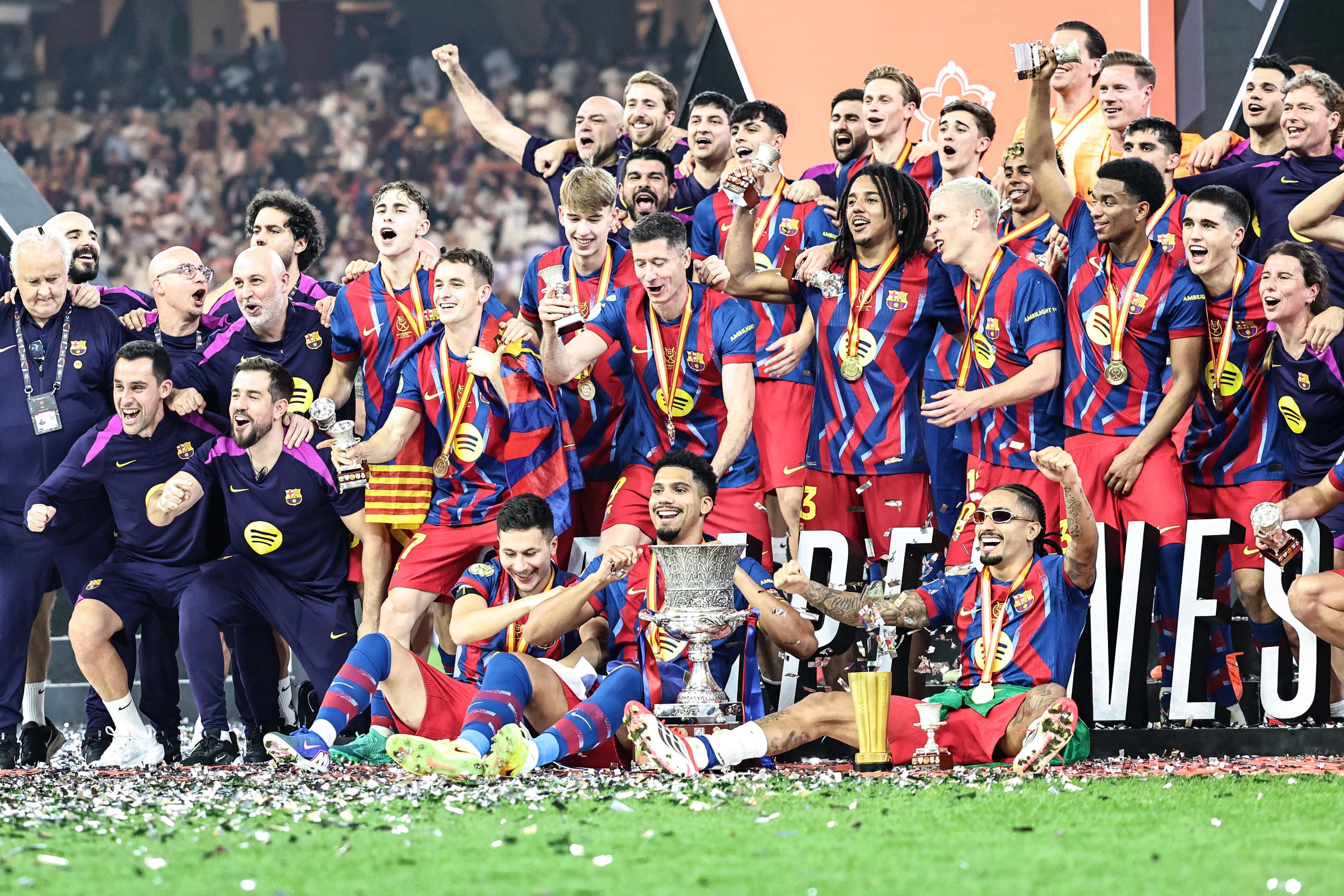 Barcelona edge Real Madrid 3-2 to retain Spanish Super Cup title in Saudi Arabia